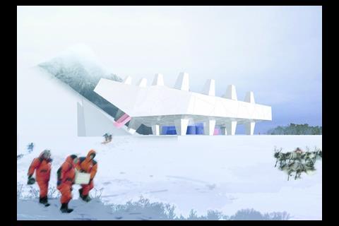 Design for World Mammoth and Permafrost museum in Siberia